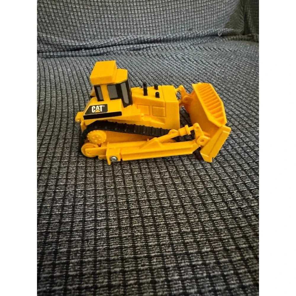 Caterpillar & John Deere Toy Construction Vehicle Lot Train Bulldozer Skid Steer